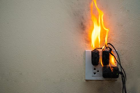 Dicas para se prevenir de incêndios e curtos-circuitos