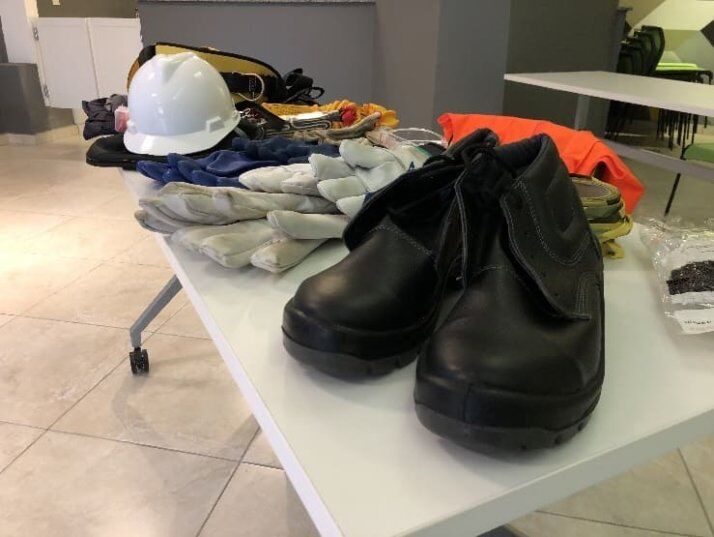 Demonstração dos EPIs